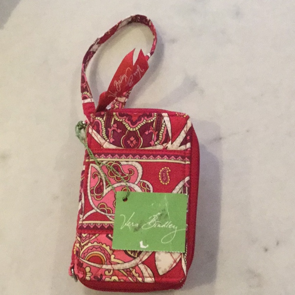 Vera Bradley wristlet with phone pocket